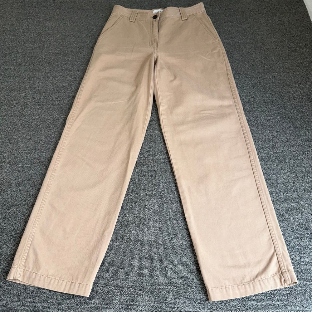 Aritzia‎ Sunday Best Jaden Pant High Waisted Utility Chinos Women's Size 4 Tan